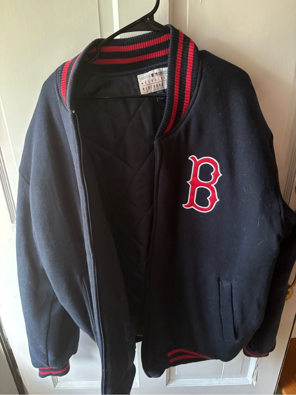 Boston Red Sox Navy and Red World Series Jacket